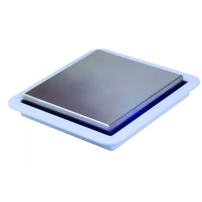 Ralo Square Com Tampa Inox 210 Linear 15x15cm