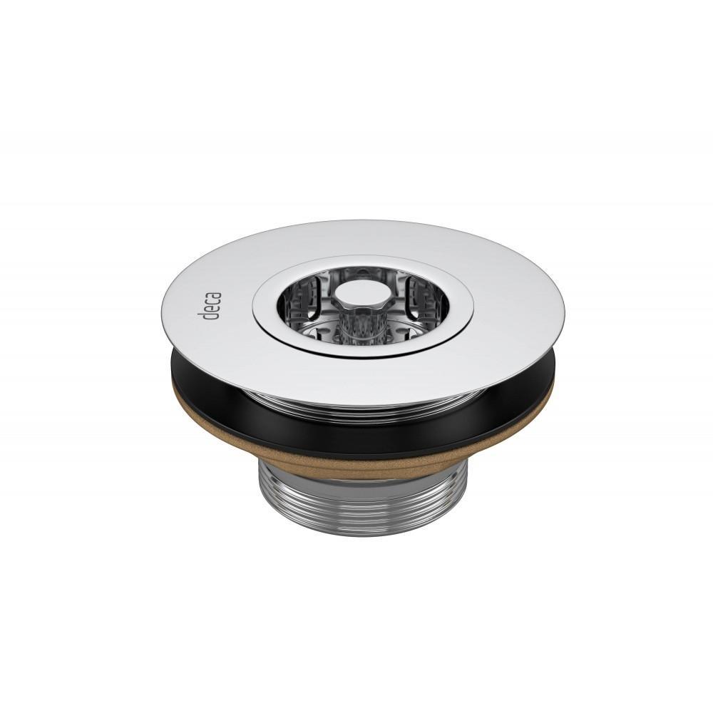 Válvula Para Pia Americana 3.1/2' 1623 Cromada Deca - 1