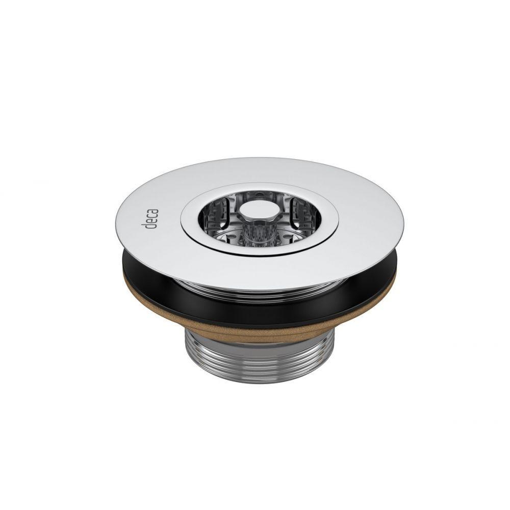 Válvula Para Pia Americana 3.1/2' 1623 Cromada Deca - 2