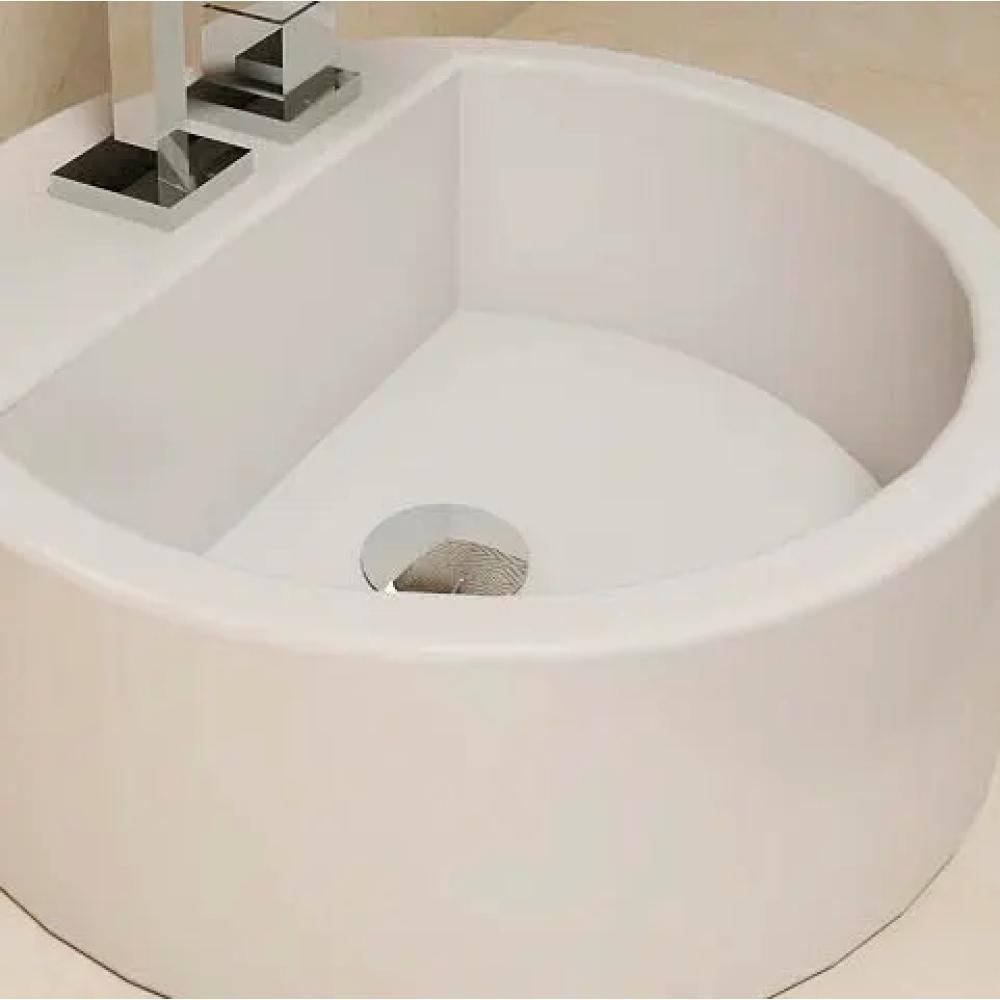 Válvula Para Lavatório De Escoamento Cuba E Bidê Com Click 1601 Cromada Deca - 2