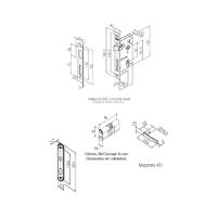 Fechadura Para Porta Externa Espelho Concept 401 Preta Pado 40mm - 4