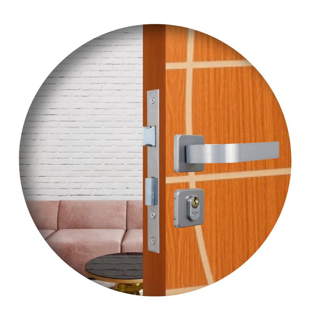 Fechadura Roseta Módena Cromado Externa MGM - 1