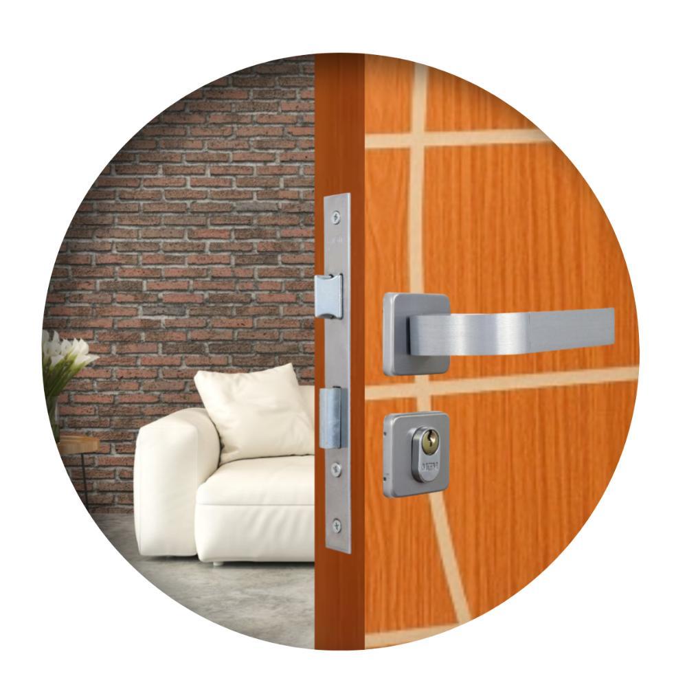 Fechadura Roseta Módena Cromado Externa MGM - 3