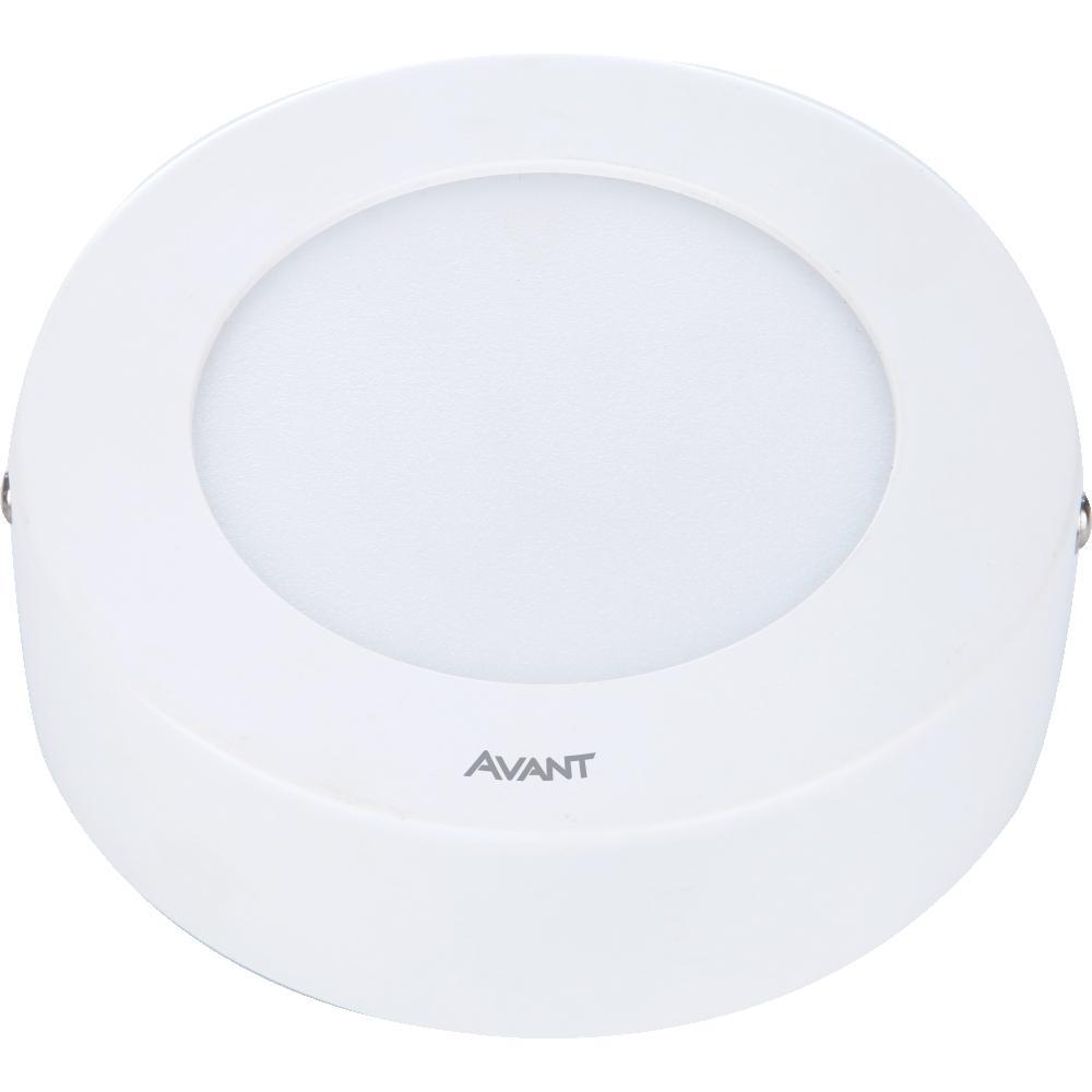 Painel Pop LED Plafon De Sobrepor 6W Redondo 12cm Luz Branca 6500K Bivolt Avant - 1