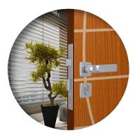 Fechadura Externa Roseta Firenze Alumínio MGM 40mm