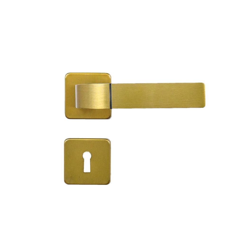 Fechadura Roseta Módena Bronze Latonado Interna MGM - 4