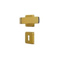 Fechadura Roseta Módena Bronze Latonado Interna MGM - 5