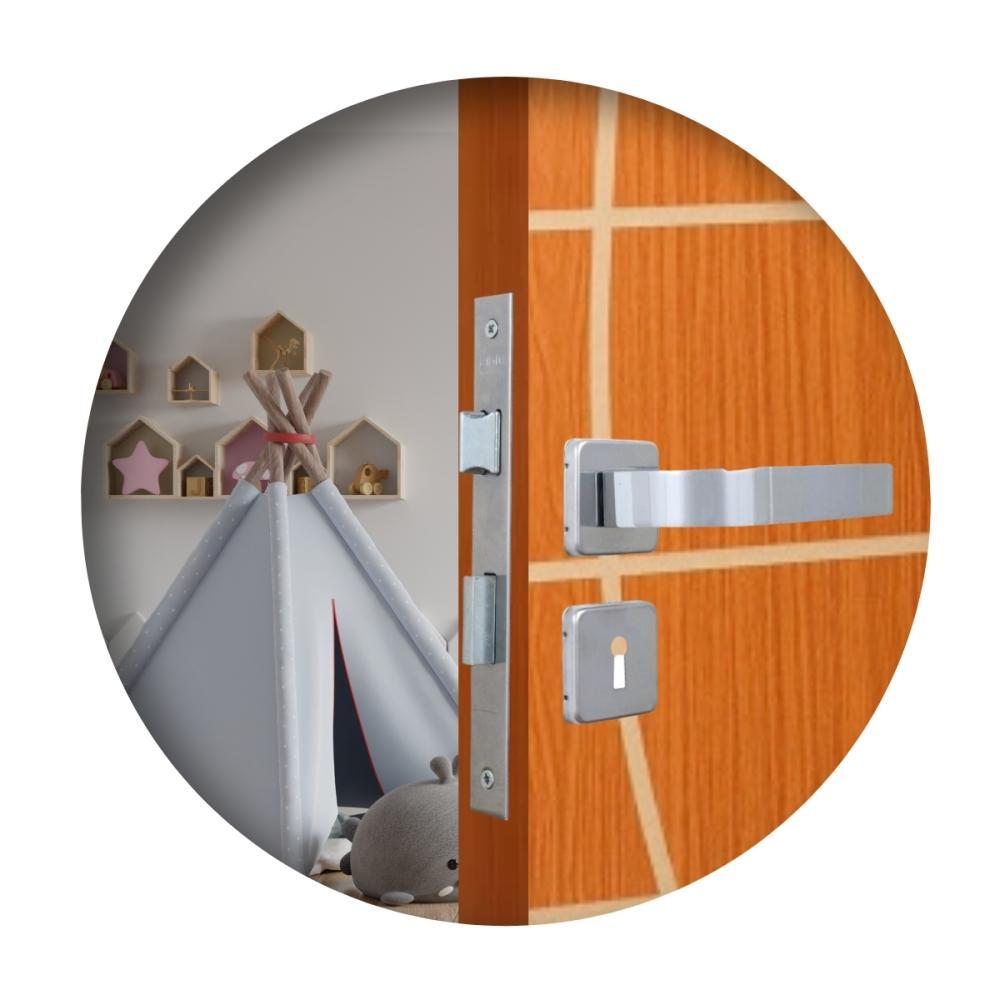 Fechadura Roseta Módena Alumínio Interna MGM - 2