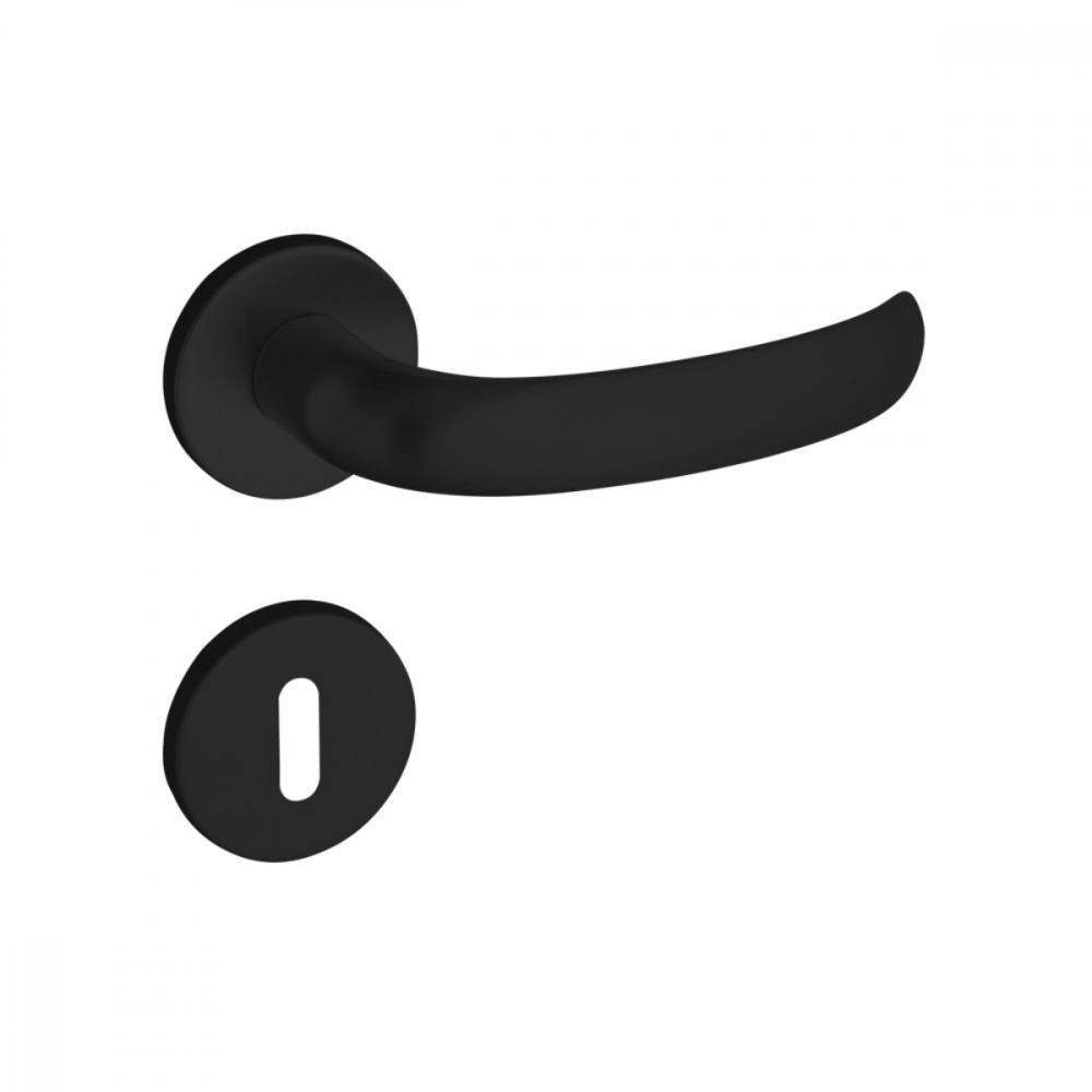 Fechadura Roseta Concept 406 Interno Preto Pado - 2