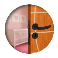 Fechadura Roseta Concept 406 Interno Preto Pado - 3