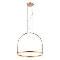 Pendente Cage Cobre Fosco 20w 3000k Led Bivolt Emissão De Luz Amarela Ø50cm Avant - 1