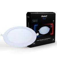 Painel Pop LED Plafon Inteligente de Embutir Smart Wi-Fi NEO 18W Redondo 22cm Luz Dimerizavel Amarela-Branca Bivolt Avan - 6