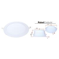 Painel Pop LED Plafon Inteligente de Embutir Smart Wi-Fi NEO 18W Redondo 22cm Luz Dimerizavel Amarela-Branca Bivolt Avan - 8