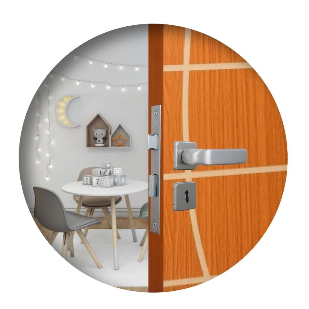 Fechadura Interna Roseta Firenze Alumínio MGM 40mm - 2