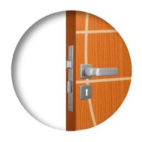 Fechadura Interna Roseta Firenze Alumínio MGM 40mm - 1