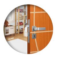 Fechadura Interna Roseta Firenze Alumínio MGM 40mm