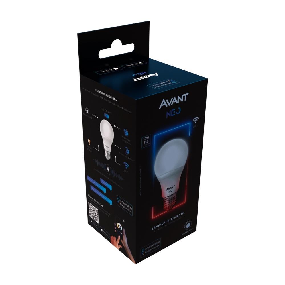 Lâmpada Inteligente LED Smart Wi-Fi Bulbo Pera NEO 10W Luz Dimerizável Amarela-Branca Base E27 Bivolt Avant - 7