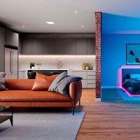 Painel Pop LED Plafon Inteligente de Embutir Smart Wi-Fi NEO 18W Quadrado 22cm Luz Dimerizavel Amarela-Branca Bivolt Ava - 5