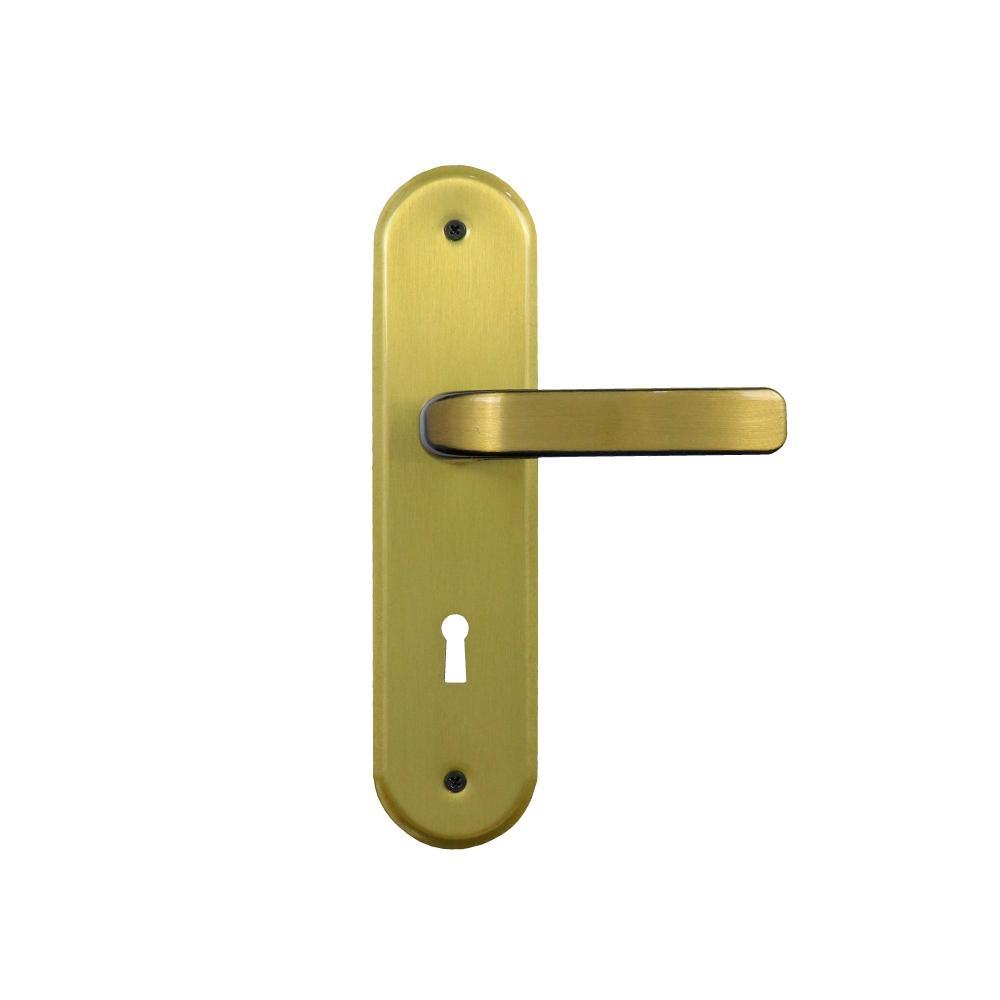 Fechadura Interna Stilo Alavanca Bronze Latonado MGM 40mm - 4