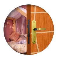 Fechadura Interna Stilo Alavanca Bronze Latonado MGM 40mm - 2