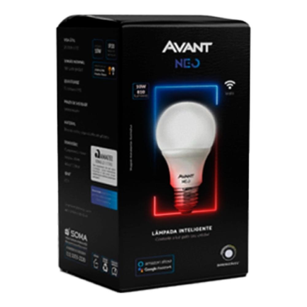 Lâmpada Inteligente LED Smart Wi-Fi Bulbo Pera NEO 10W Luz Dimerizável Amarela-Branca-RGB Base E27 Bivolt Avant - 7