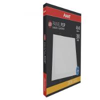 Painel Pop LED Plafon De Embutir 30W Quadrado 40cm Luz Amarela 3000K Bivolt Avant - 3