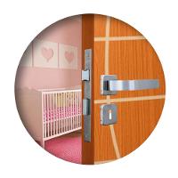 Fechadura Roseta Módena Cromado Interna MGM - 2