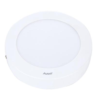 Painel Pop LED Plafon De Sobrepor 12W Redondo 17cm Luz Amarela 3000K Bivolt Avant