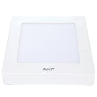Painel Pop LED Plafon De Sobrepor 12W Quadrado 17cm Luz Branca 6500K Bivolt Avant - 1