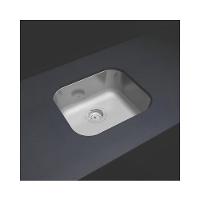 Cuba De Inox Lavínia 40x34cm 3.1/2' Com Válvula 94020/107 Acetinada Tramontina com Sifão Universal Com Copo