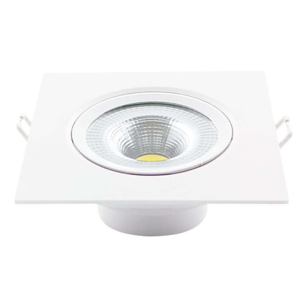 Spot Supimpa Led 12W Branco Fosco Luz Neutra 4000K Quadrado Bivolt Avant - 1