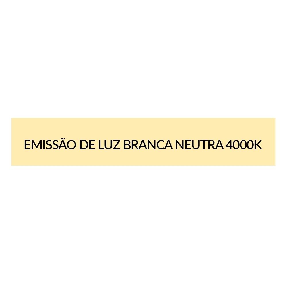 Spot Supimpa Led 12W Branco Fosco Luz Neutra 4000K Quadrado Bivolt Avant - 5