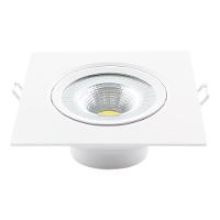 Spot Supimpa Led 12W Branco Fosco Luz Neutra 4000K Quadrado Bivolt Avant - 1