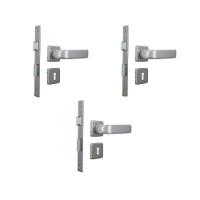 Kit 3 Fechadura Firenze Interna Alumínio 4cm MGM - 1