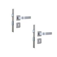 Kit 2 Fechaduras Roseta Módena Alumínio Interna MGM - 1