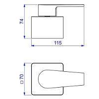 Kit 4 Acabamento Para Registro De Gaveta Level 1/2" 3/4" 1"4900 Cromada Deca - 6