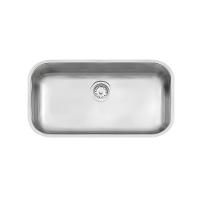 Cuba De Inox Lavínia 56x34cm 4.1/2' Com Válvula 94024/102 Acetinada Tramontina com Sifão Sanfonado Universal Simples 1.1/2" - 5