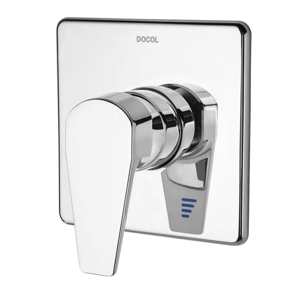 Kit 3 Acabamento Monocomando Para Chuveiro E Ducha Higiênica Lift 1/2" Cromada Docol - 3