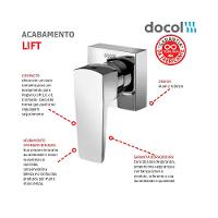 Kit 2 Acabamento Para Registro Docol Base Lift 1/2" 3/4" 1" Cromado Docol