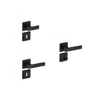 Kit 2 Fechaduras Interna e 1 WC Quad Concept Pado Preto - 1