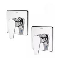 Kit 2 Acabamento Monocomando Para Chuveiro E Ducha Higiênica Lift 1/2" Cromada Docol - 1