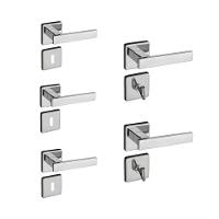 Kit 3 Fechaduras Interna e 2 WC Quad Concept Pado Cromado - 1