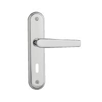 Kit 2 Fechaduras Interna 1 WC 1 Externa Espelho Pado Cromado - 5