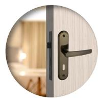 Kit 2 Fechaduras Interna e 1 WC Espelho Concept Pado Bronze - 2