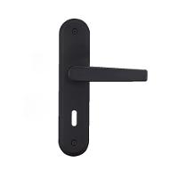 Kit 2 Fechaduras Interna 1 WC 1 Externa Espelho Pado Preto - 5