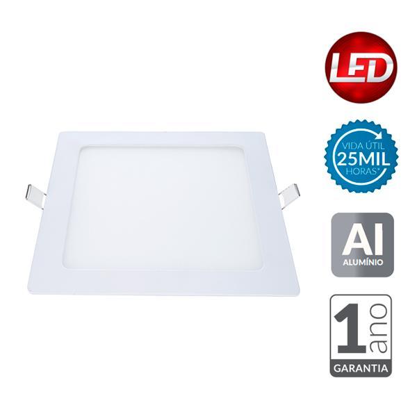 Kit 10 Painel Plafon Led De Sobrepor Quadrado 17cm 12w 6500k Bivolt Emissão De Luz Branca Avant - 3
