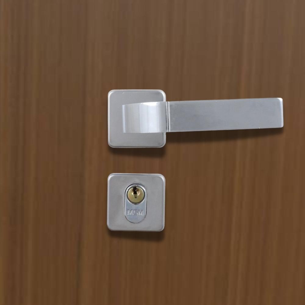 Kit 3 Fechaduras Roseta Módena Cromado Externa MGM - 3