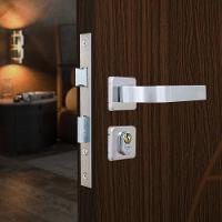 Kit 3 Fechaduras Roseta Módena Cromado Externa MGM - 4