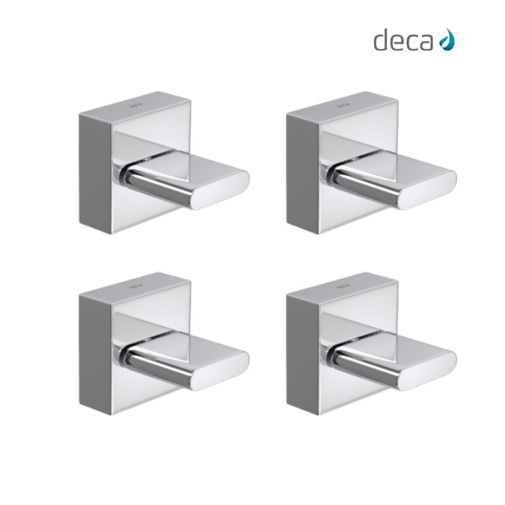 Kit 4 Acabamento Para Registro De Gaveta Polo 1/2" 3/4" 1" 4900 Cromado Deca - 2