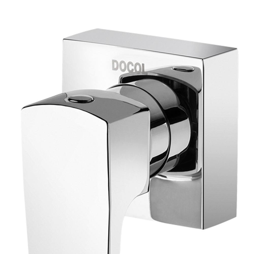 Kit 4 Acabamento Para Registro Docol Base Lift 1/2" 3/4" 1" Cromado Docol - 3